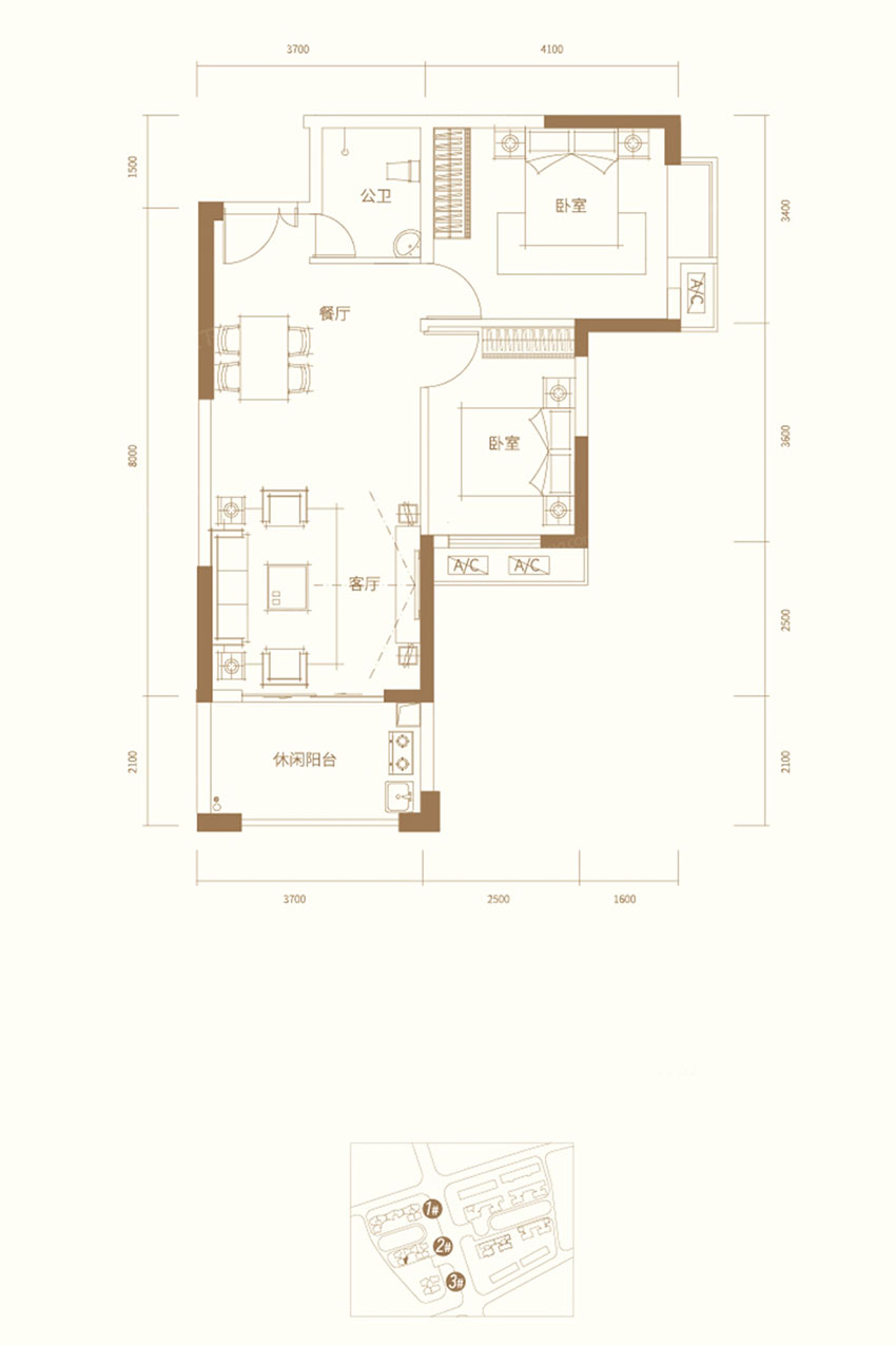 衡阳湖畔山南2栋07户型