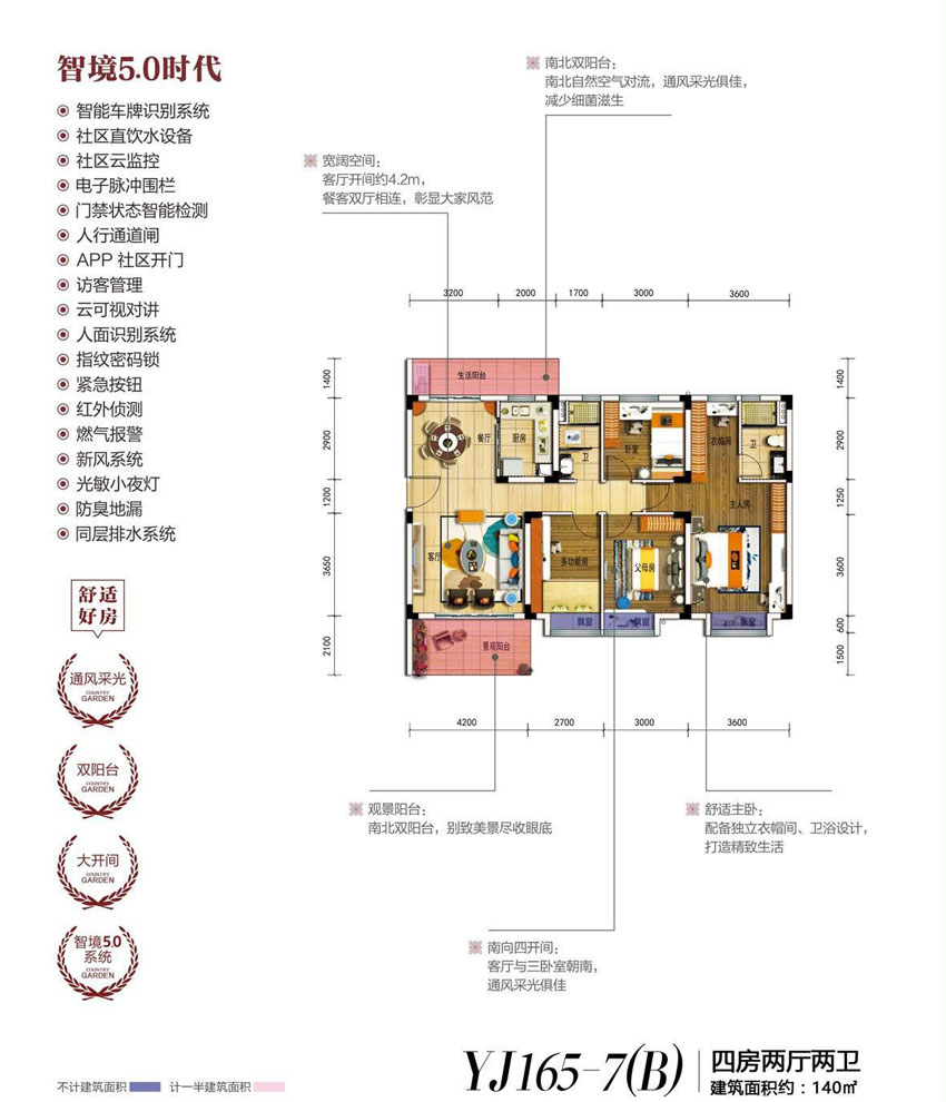 资兴碧桂园yj165-7B户型