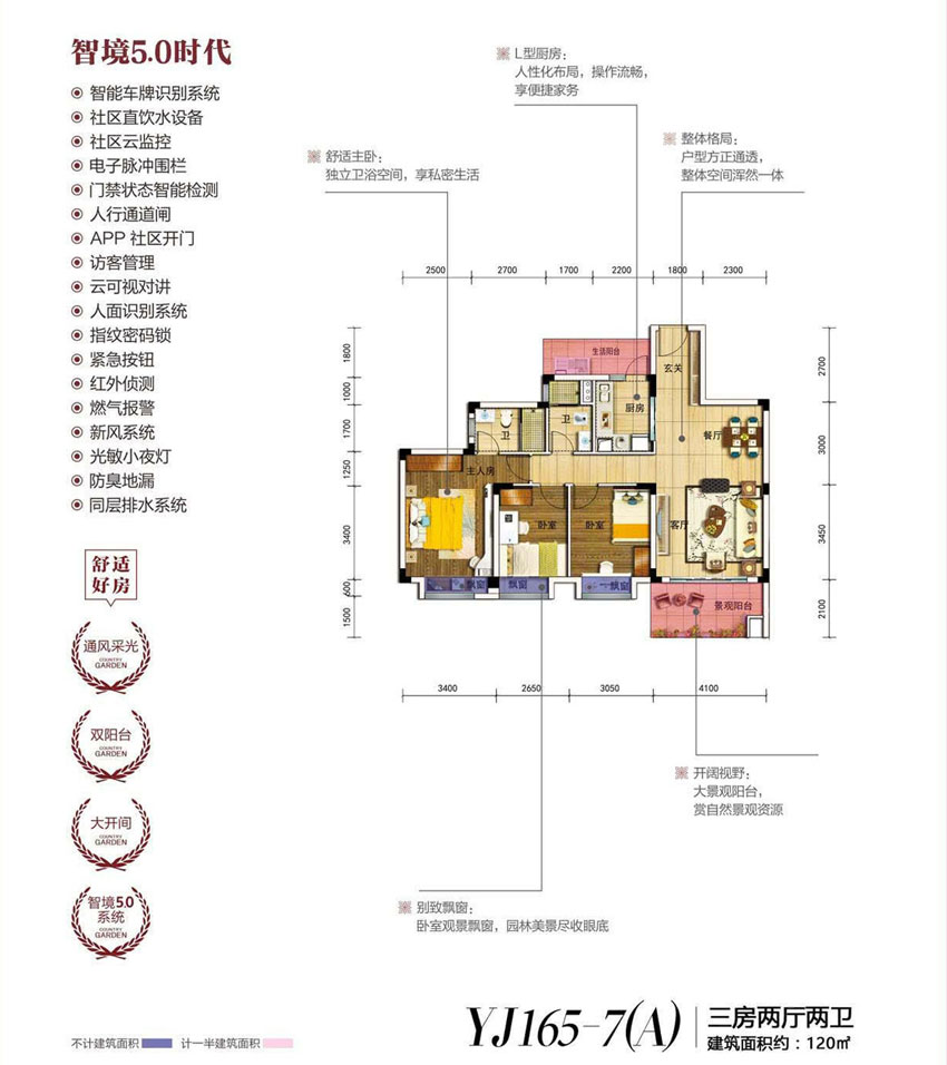 资兴碧桂园yj165-7A户型