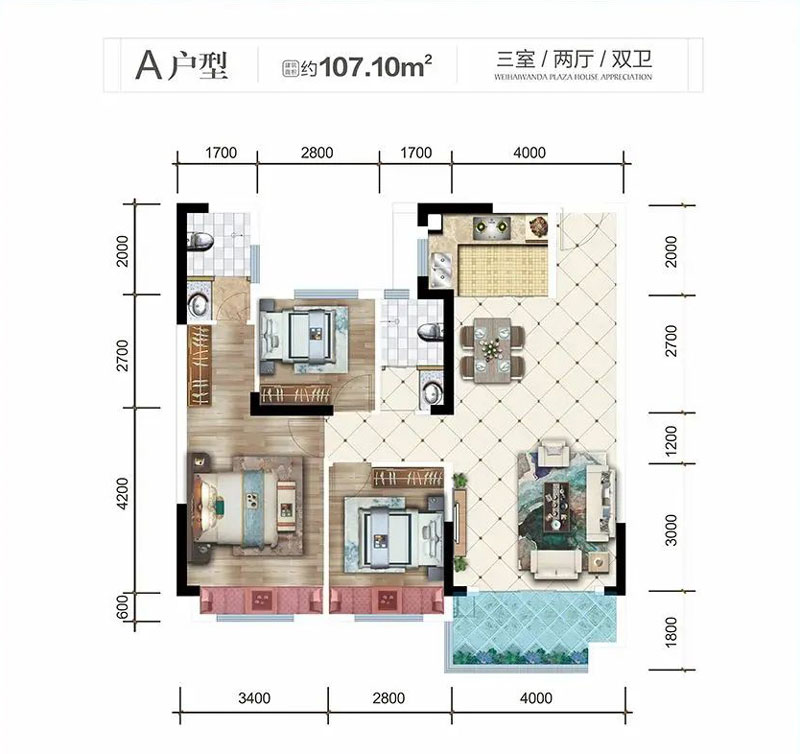 资兴江山府A户型