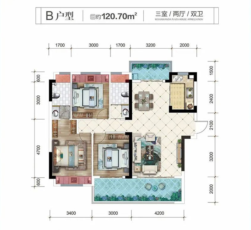 资兴江山府B户型