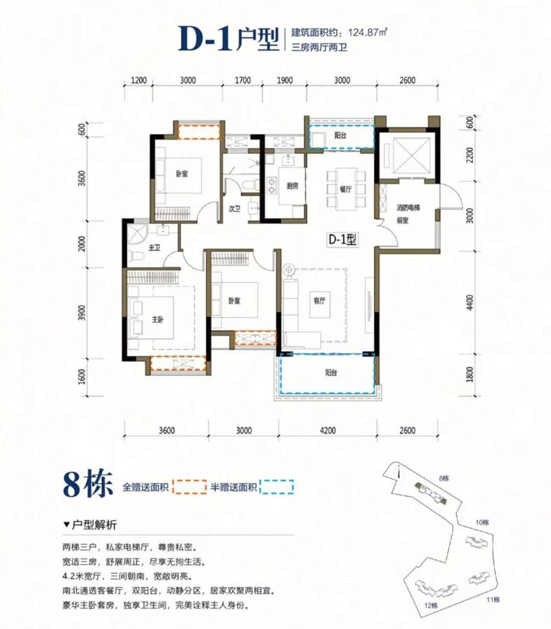 宜章盛德华府D-1户型