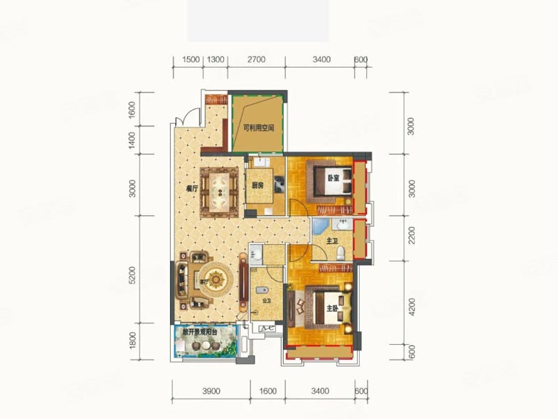 桂阳麒麟首府6栋D户型