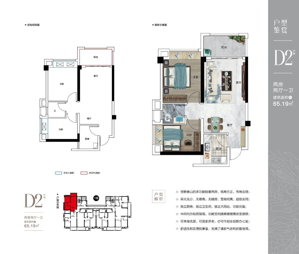 盛豪岳秀府D2户型