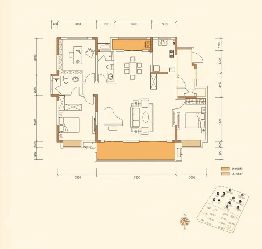 株洲南洲壹号A户型