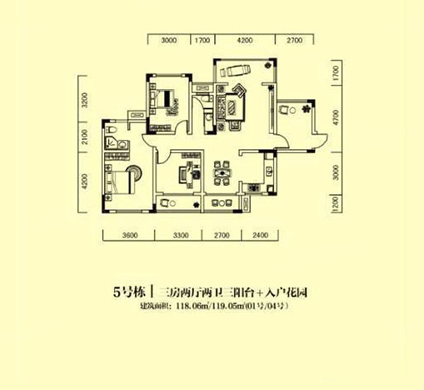 株洲跃达幸福里5#01/04户型