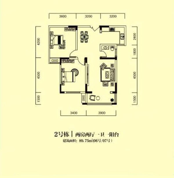 株洲跃达幸福里2#06/07户型