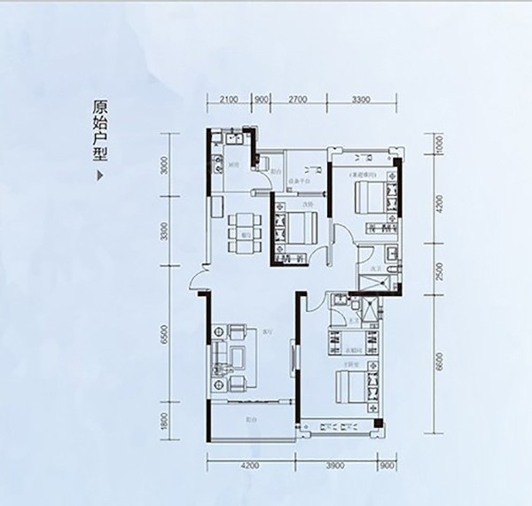 醴陵壹号公馆F1户型