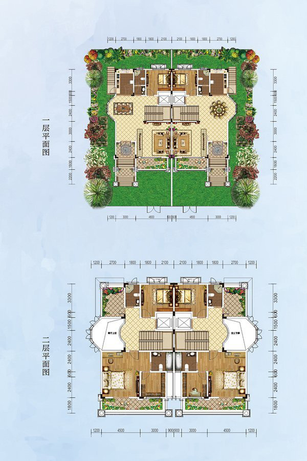 醴陵壹号公馆双拼户型