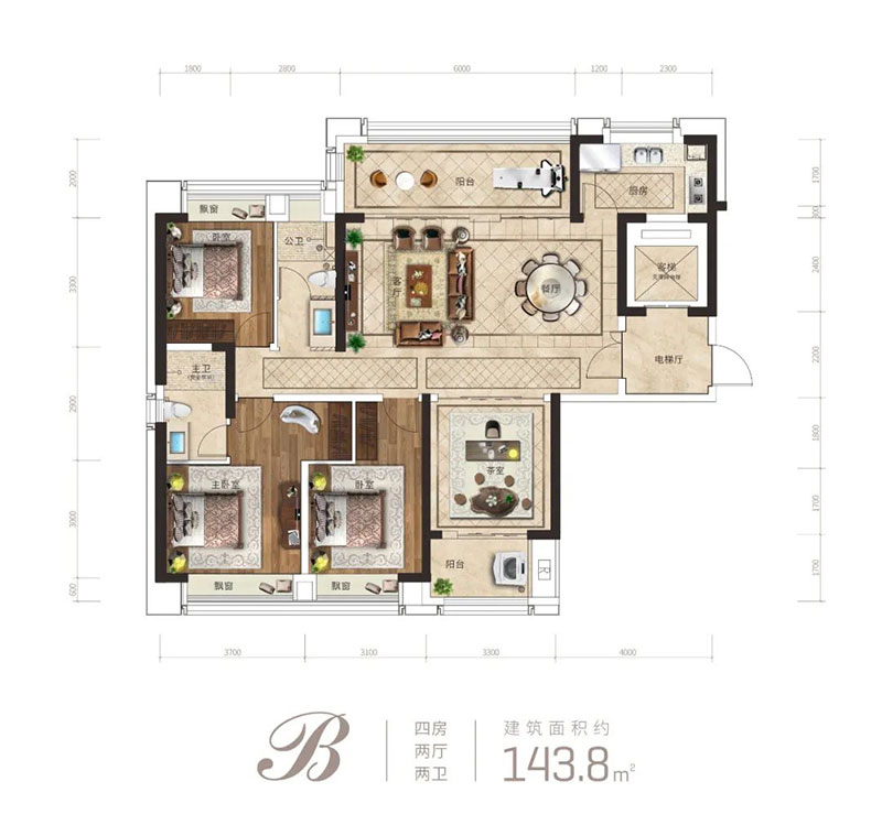 株洲阅天下B户型