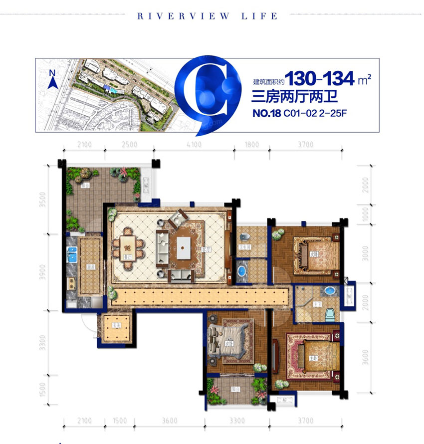 株洲明珠壹号C户型