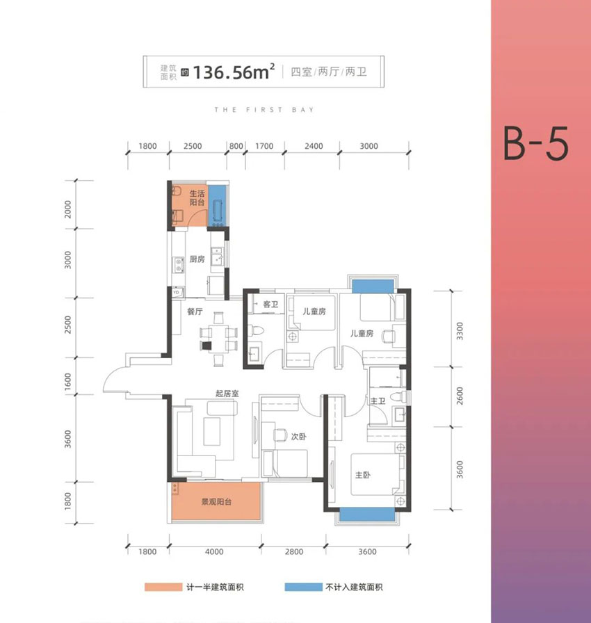 株洲湘水湾B-5户型
