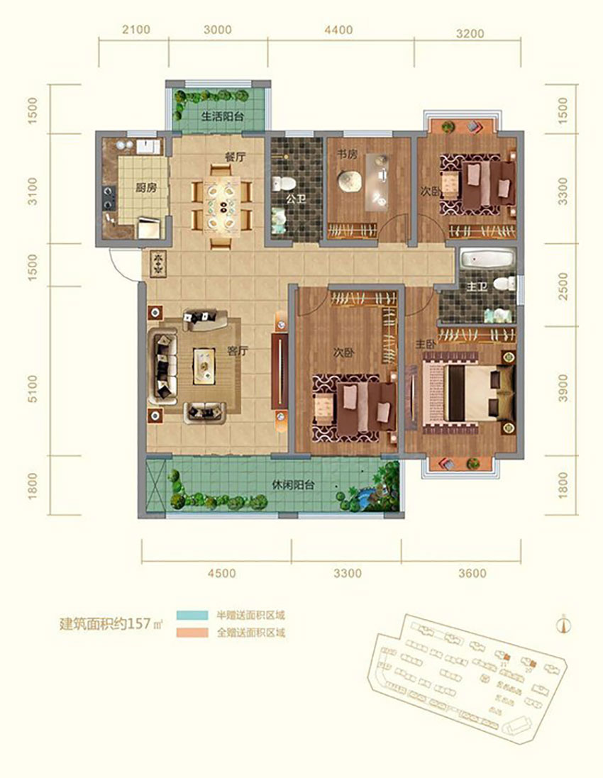株洲盛世金龙湾22#G2户型