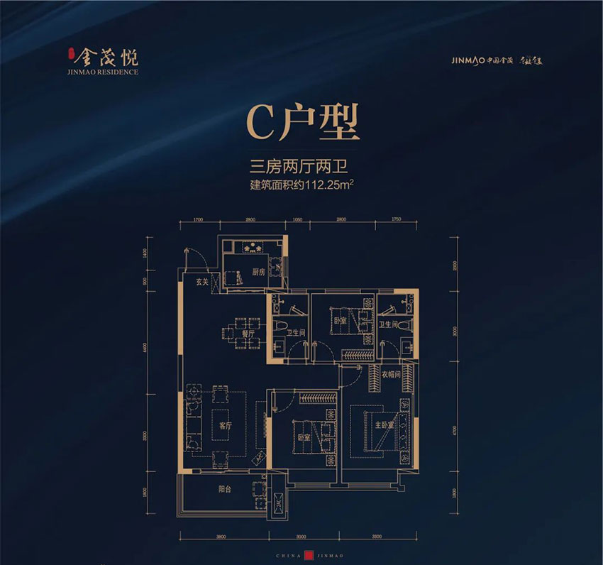 株洲金茂悦C户型