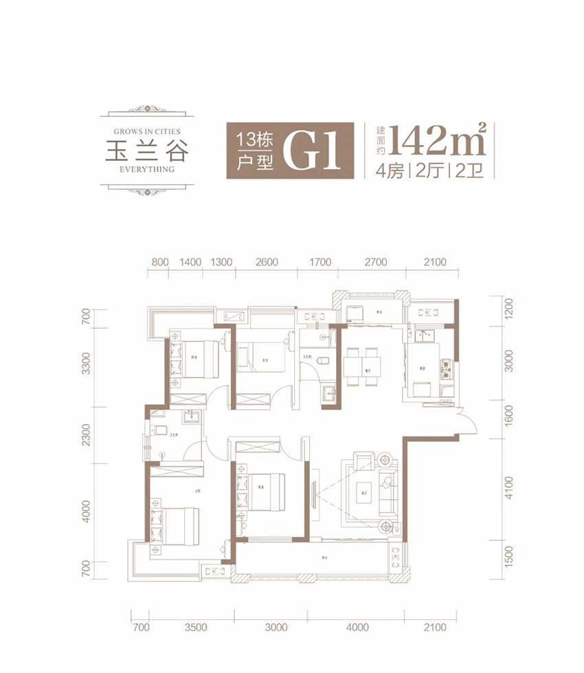株洲磐龙世纪城G1户型