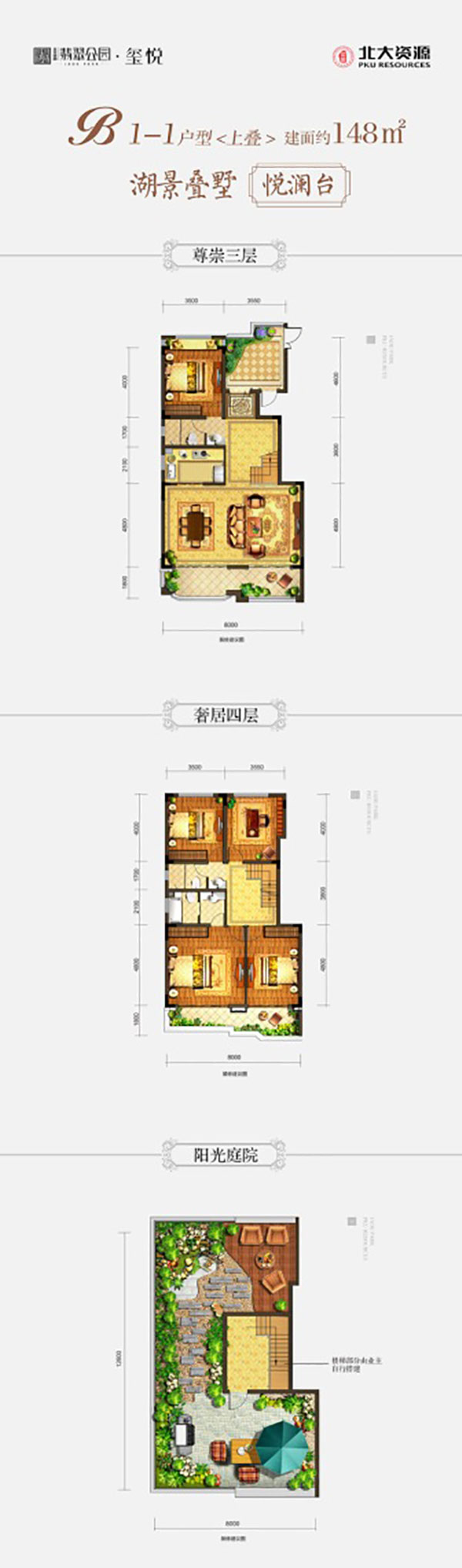 株洲北大资源翡翠公园B1-1户型