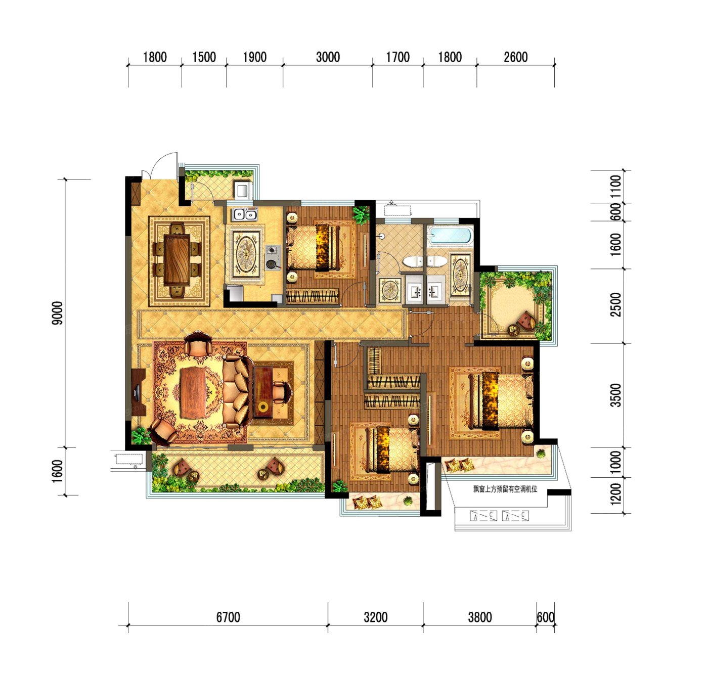株洲​未名1898高层B户型