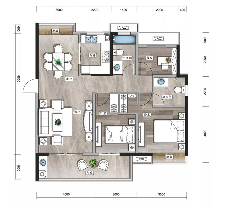 株洲锦湘悦锦瑟户型
