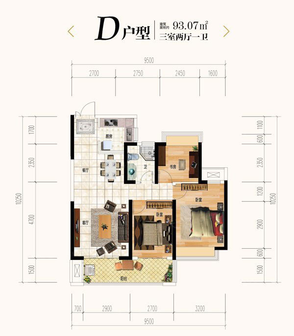 株洲珠峰天池府D户型