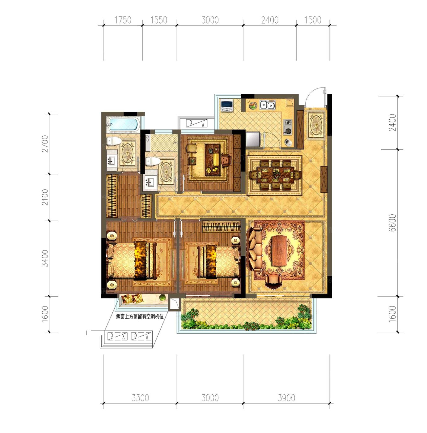 株洲​未名1898高层A户型