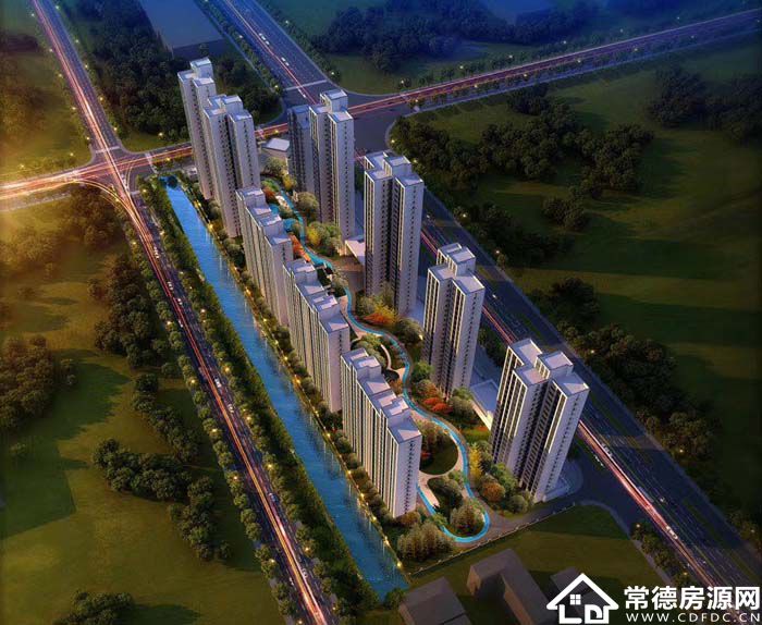 澧县尚东府区位图