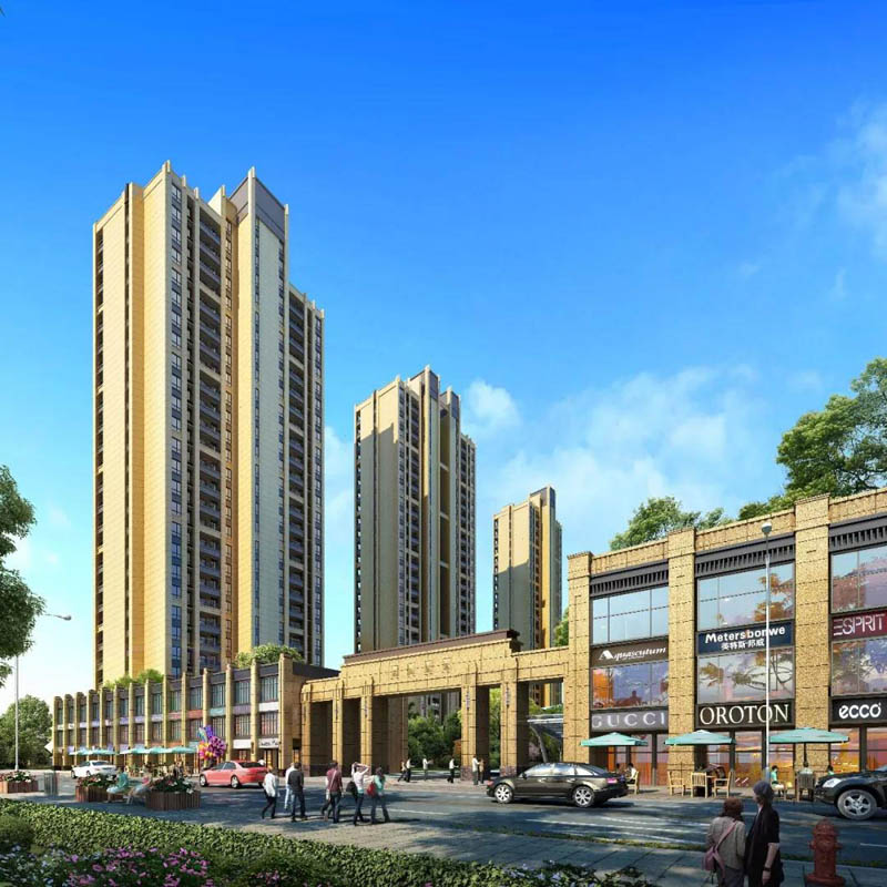 桃江金峪中央公馆实景图