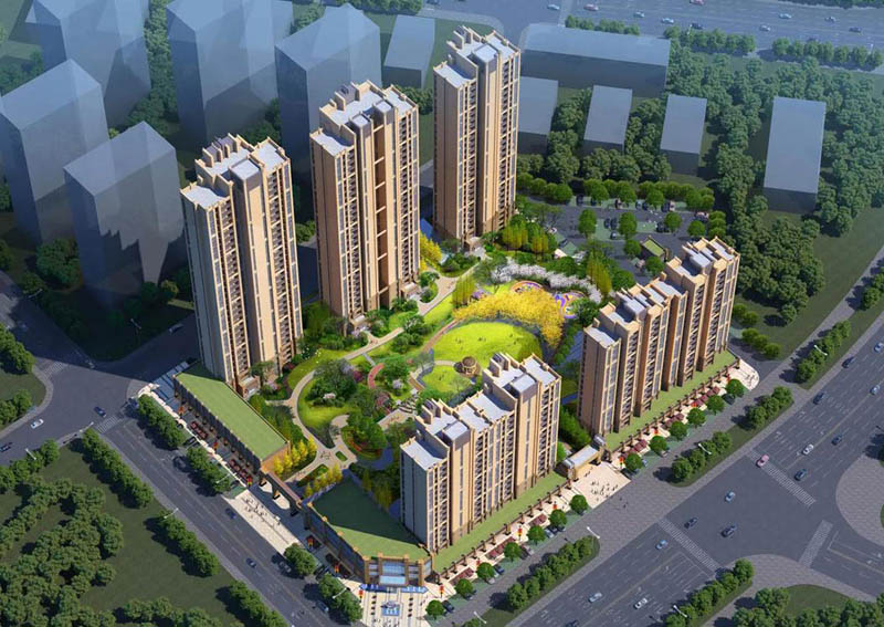 桃江金峪中央公馆效果图