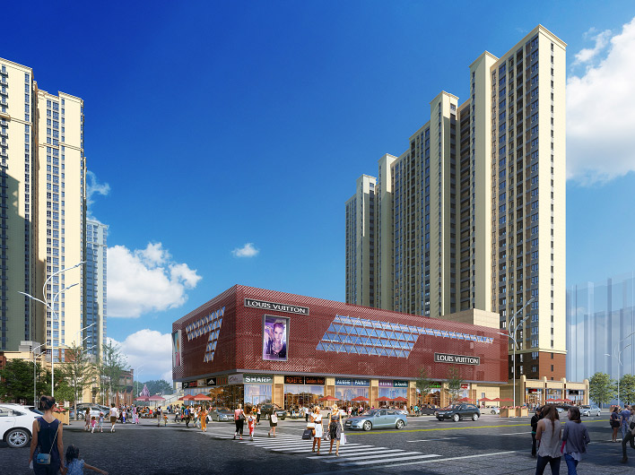 桃源诚信广场二期实景图