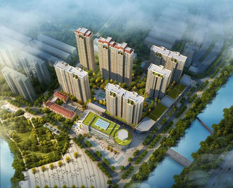 临湘白云湖公馆实景图