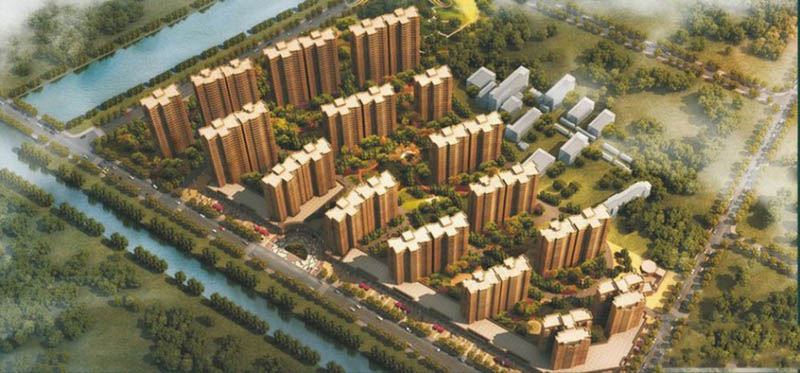 华容山水蓉园效果图