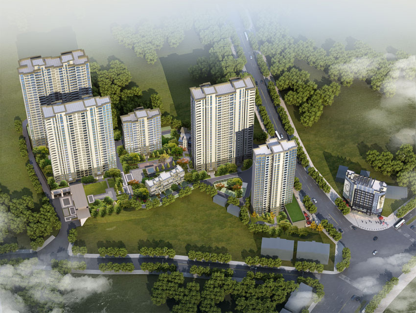 衡山盛世名都实景图