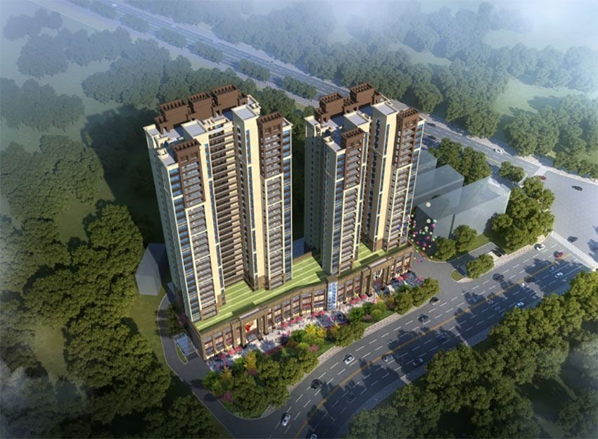 衡阳湘江学府实景图