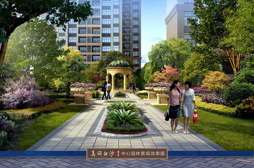 衡阳中房美丽白沙配套图