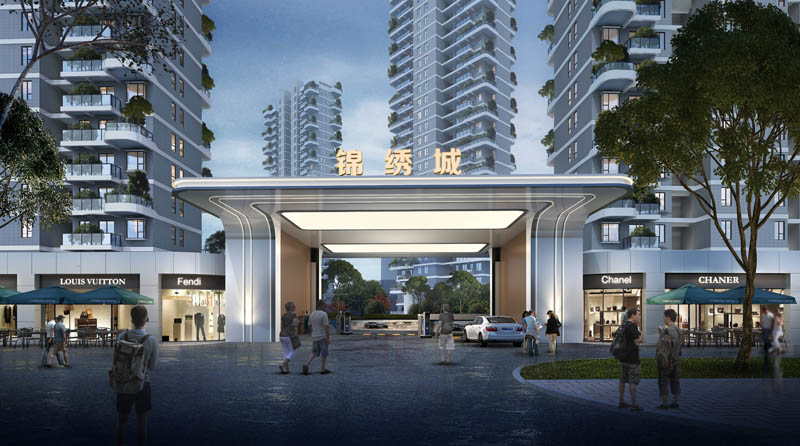 桃江锦绣城二期效果图