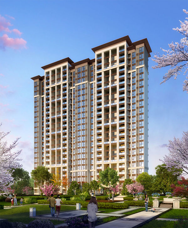 茶陵县中心嘉园效果图