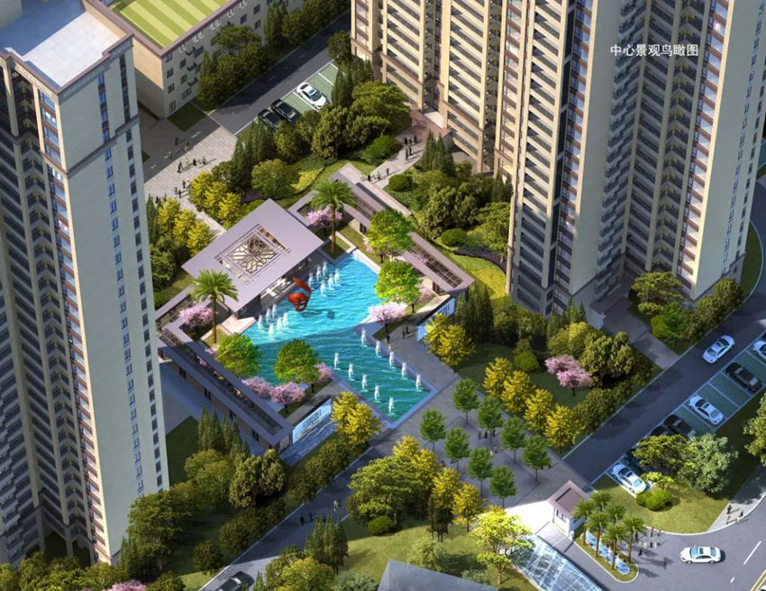 攸县公园豪庭效果图