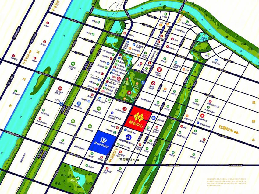 株洲都会中心效果图