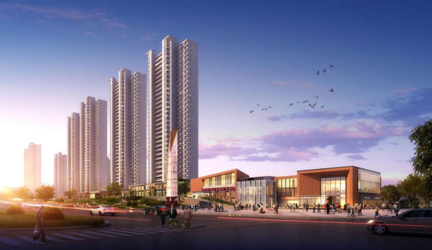 醴陵旗滨玖玺效果图