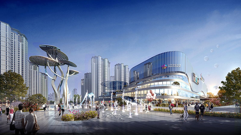 醴陵爱琴海中央城效果图