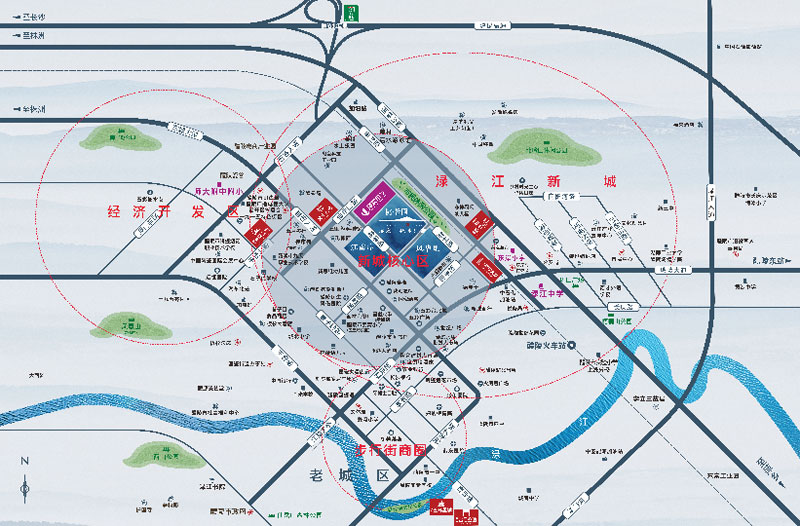 醴陵桃李江南区位图