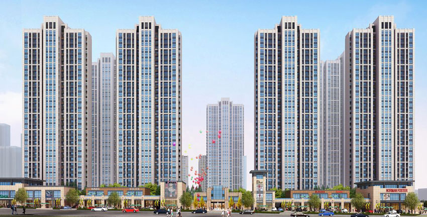 株洲泰山国际效果图