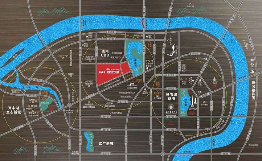 株洲壹号领域二期区位图