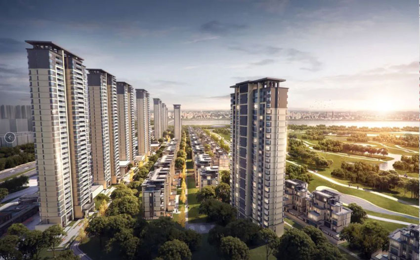 株洲长房湘江府效果图