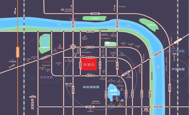 株洲玫瑰园效果图