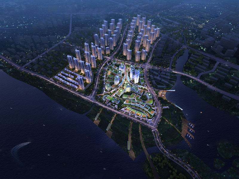 株洲绿地智慧生态城效果图