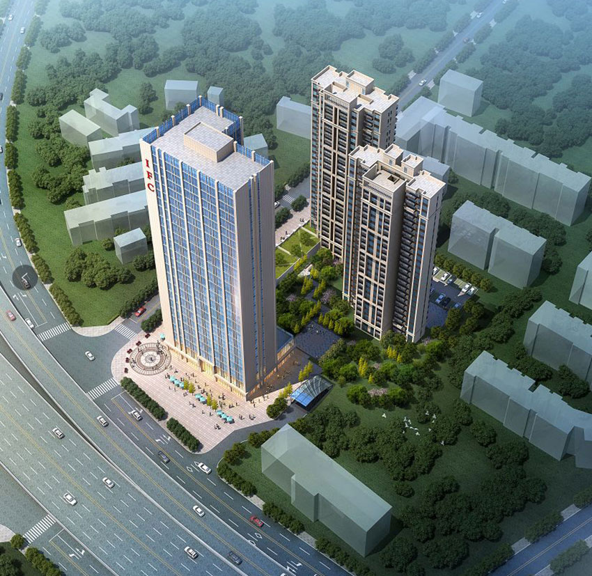 株洲亿都晴天实景图