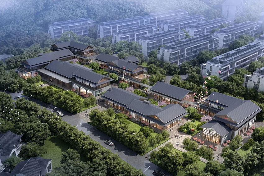 株洲绿城云栖桃源实景图