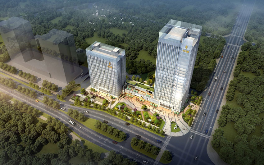 株洲和天厦工贸总部效果图