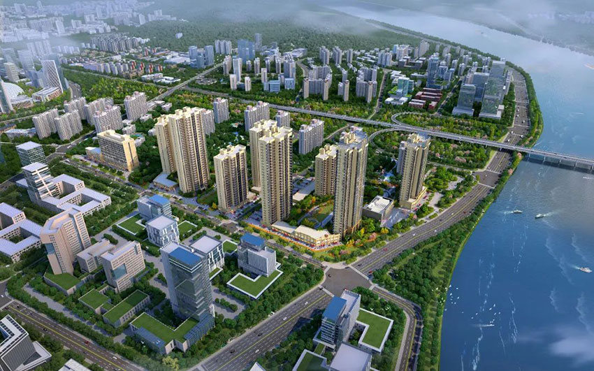 株洲旭辉湘江汇实景图