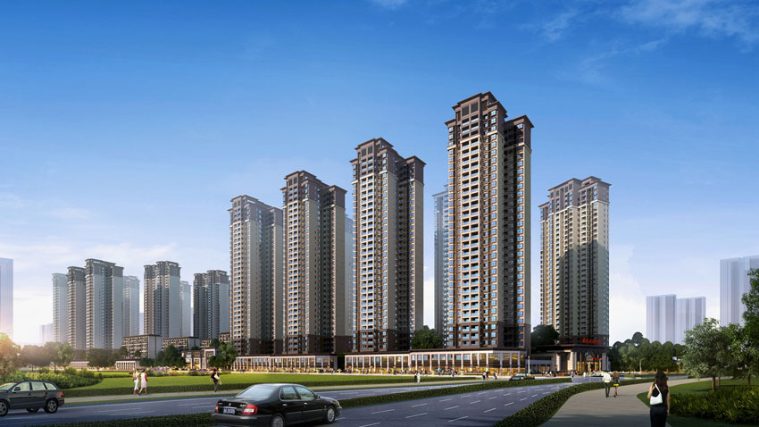 株洲华晨浪琴湾效果图